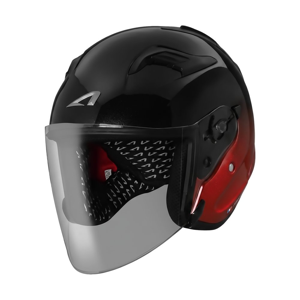 Astone DJR Helmet Two Tone Black/Red