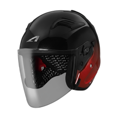 Astone DJR Helmet Two Tone Black/Red