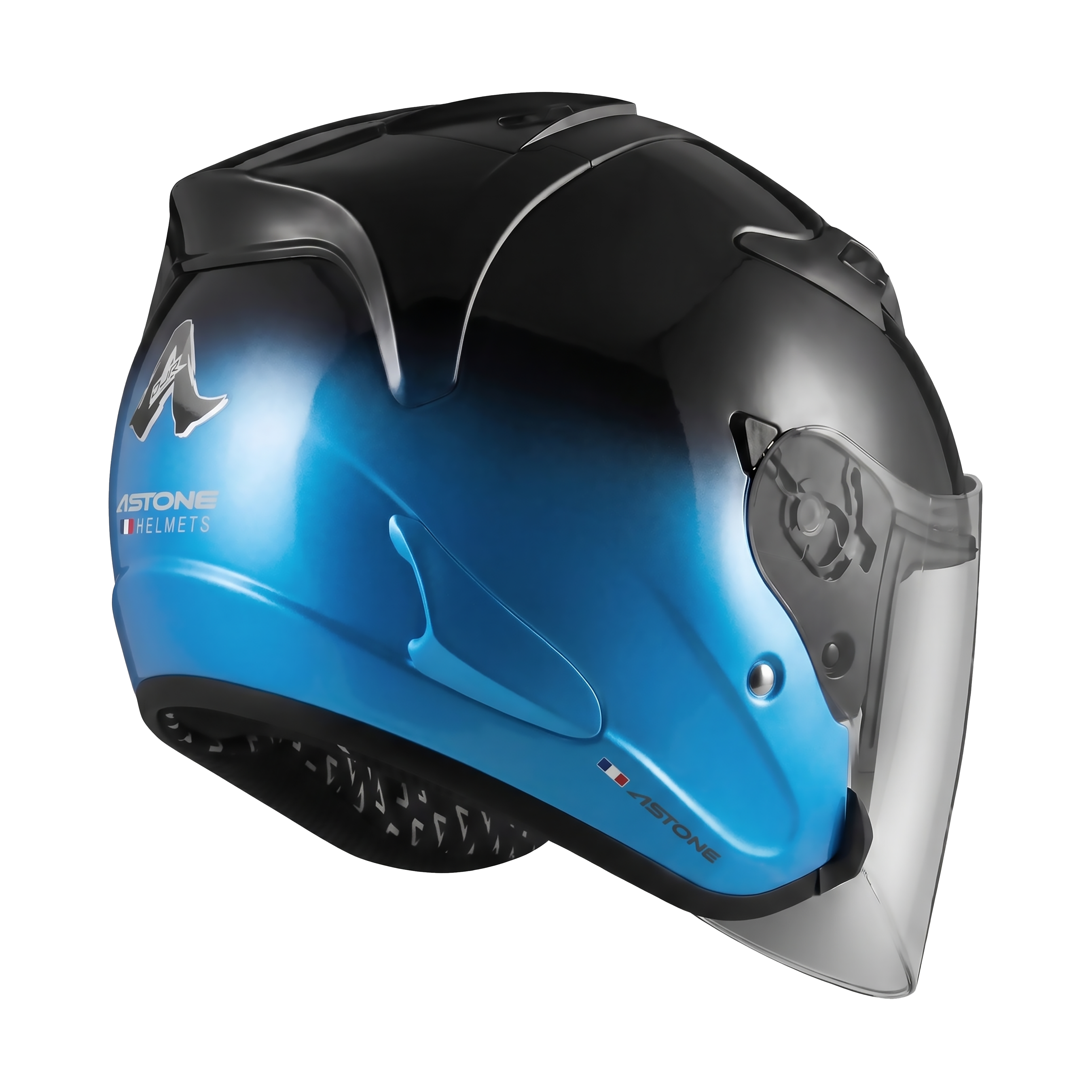 Astone DJR Helmet Two Tone Black/Blue