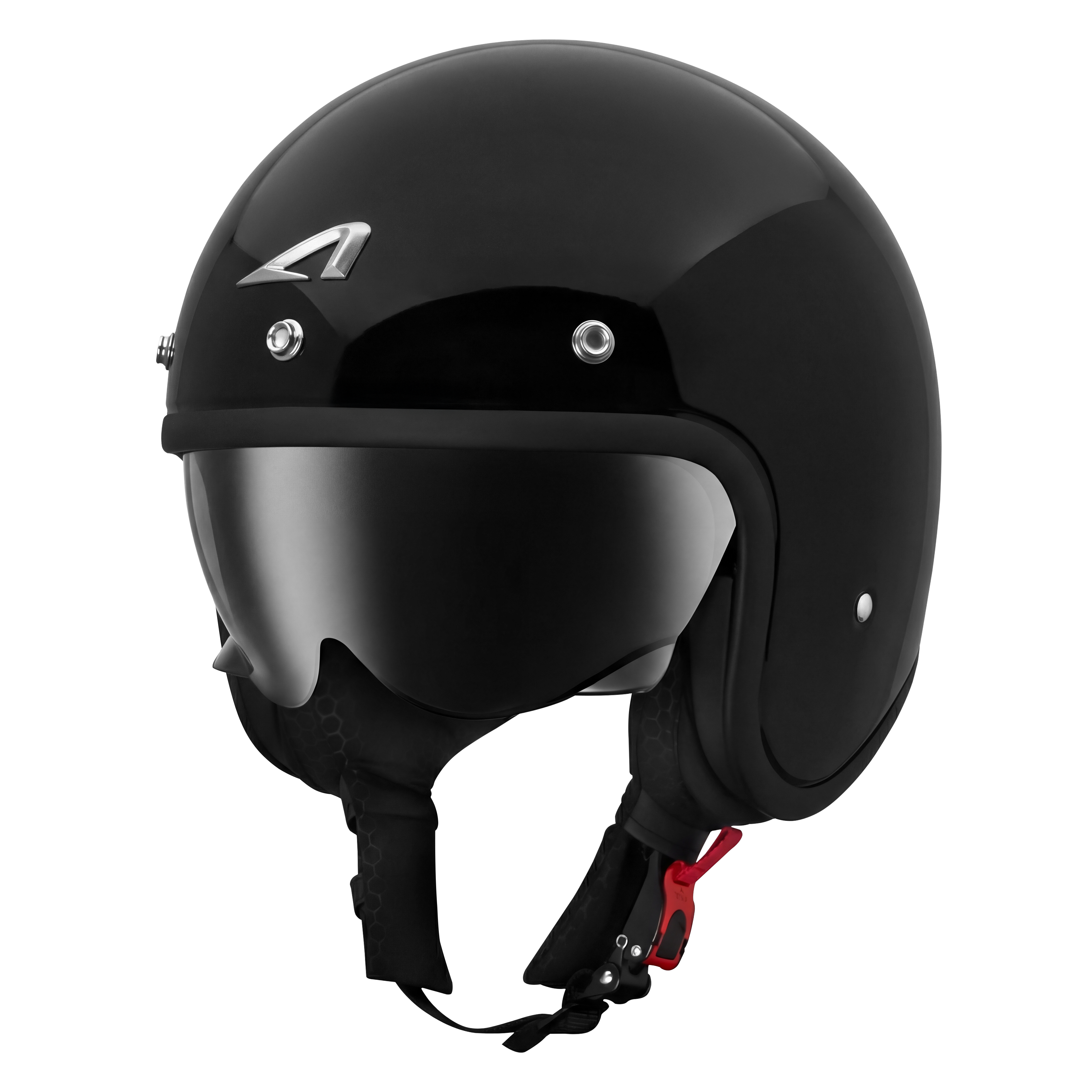 Astone Sporster 3 Helmet - Gloss Black (Slim Fit)
