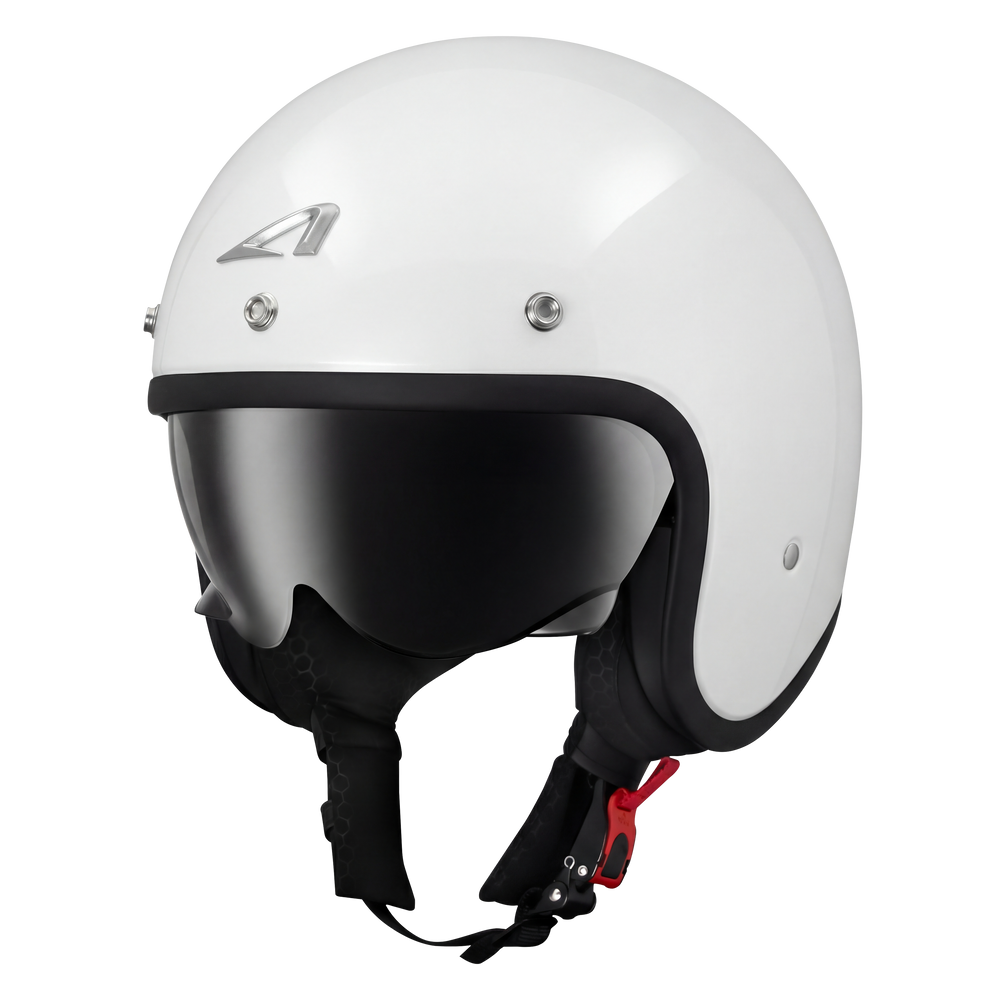 Astone Sporster 3 Helmet - Gloss Pearl White (Slim Fit)