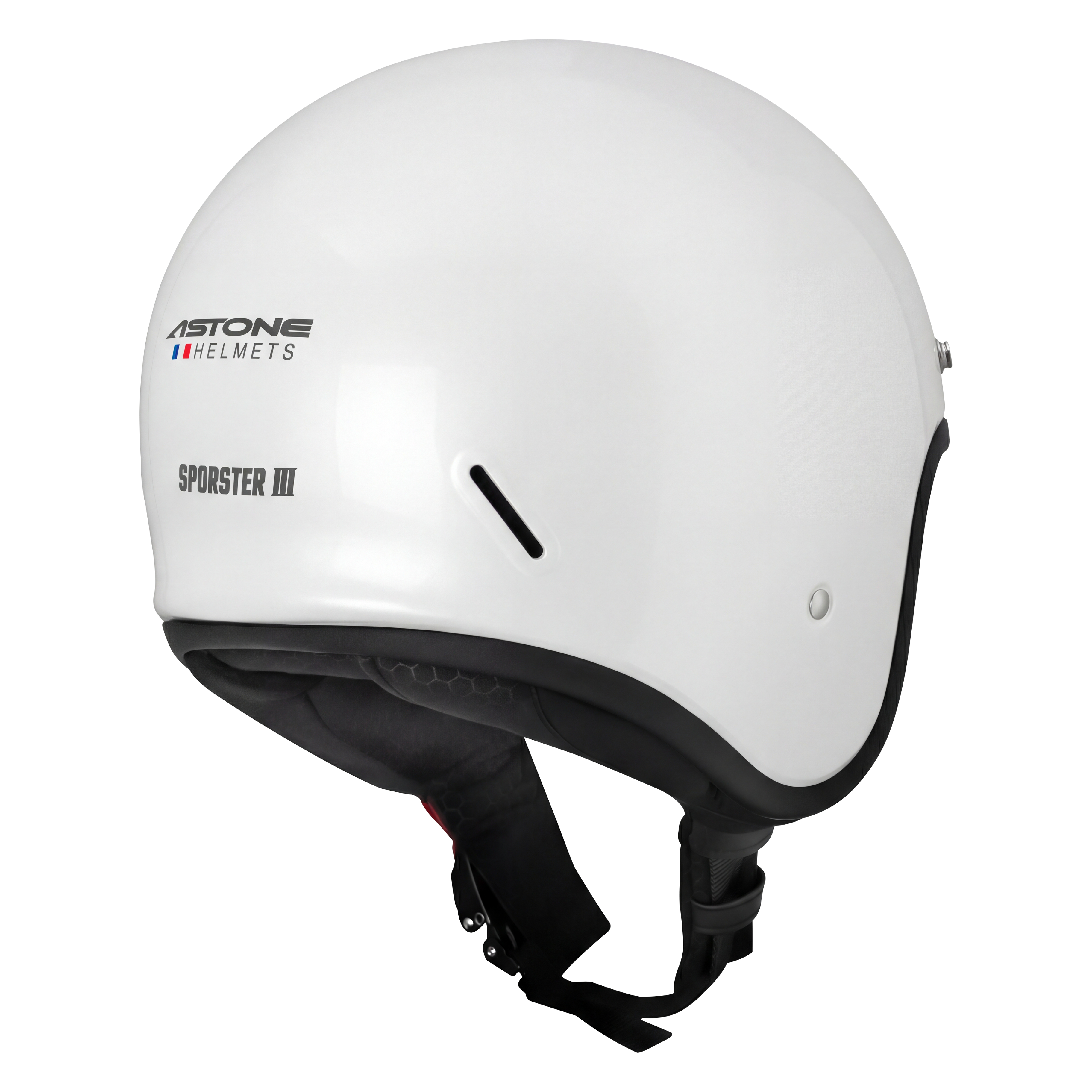 Astone Sporster 3 Helmet - Gloss Pearl White (Slim Fit)