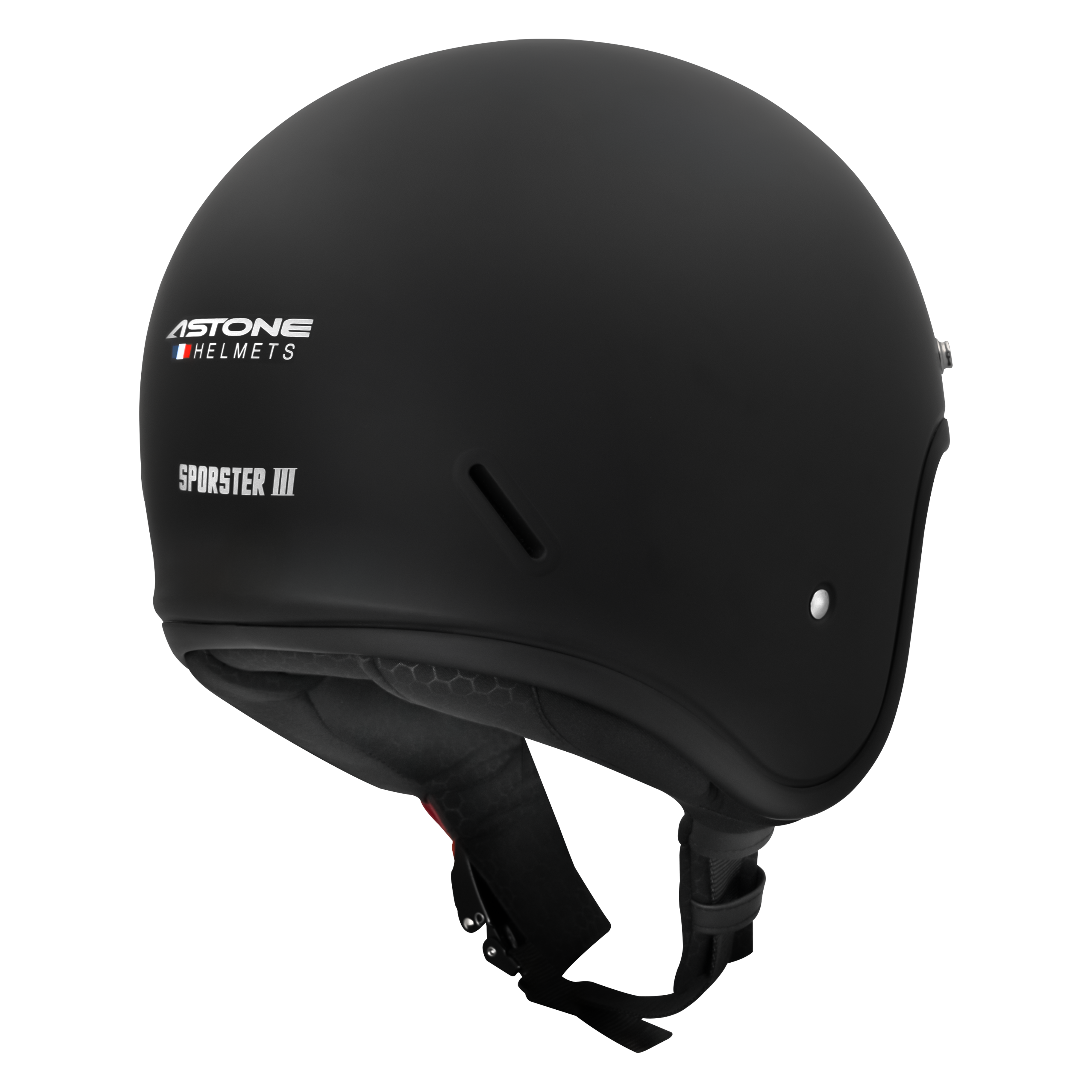 Astone Sporster 3 Helmet - Matt Black (Slim Fit)