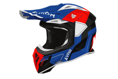 Airoh Aviator Ace 2 Shield Blue/Red Gloss Helmet