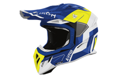Airoh Aviator Ace 2 Shield Blue/Yellow Gloss Helmet