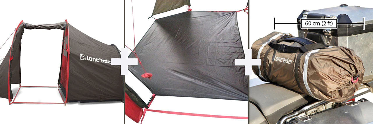 lone rider mototent motorcycle tent Lone Rider MotoTent Dark Green – Regina Specialties