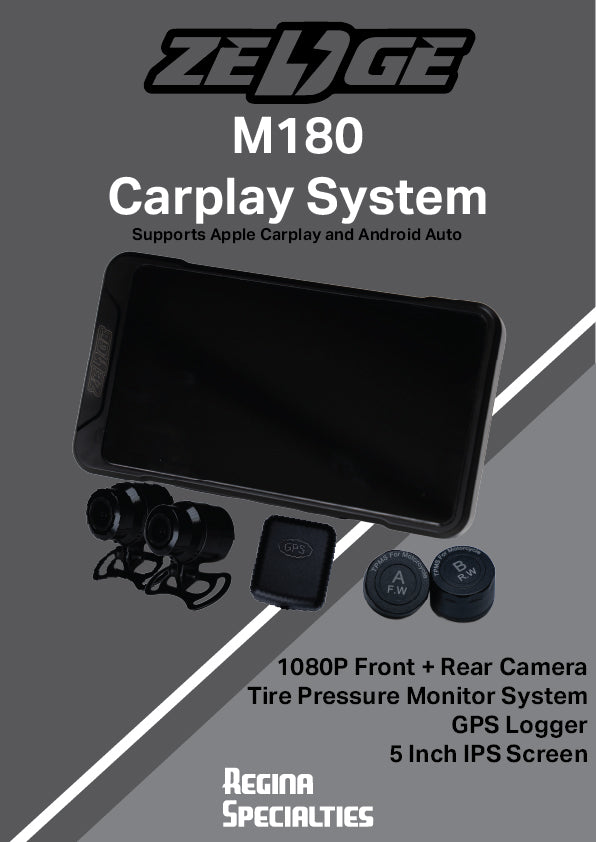 ZEDGE M180 Motorcycle CarPlay System