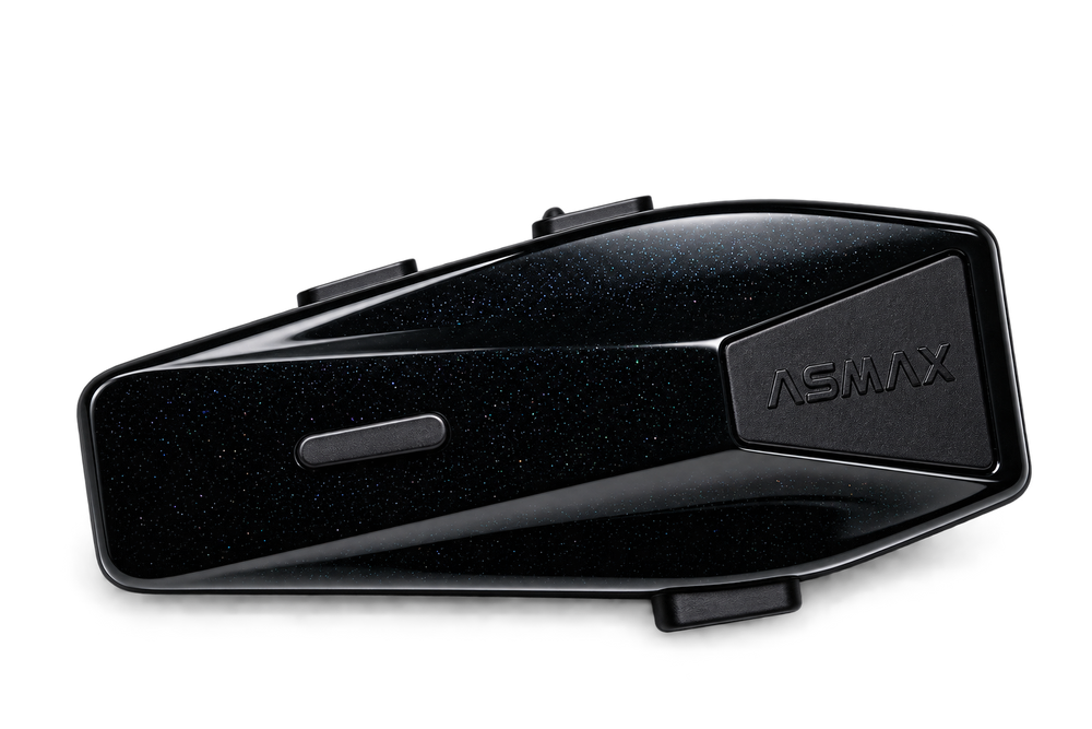 ASMAX S2 Black Bluetooth Headset - 8 Rider Mesh Intercom