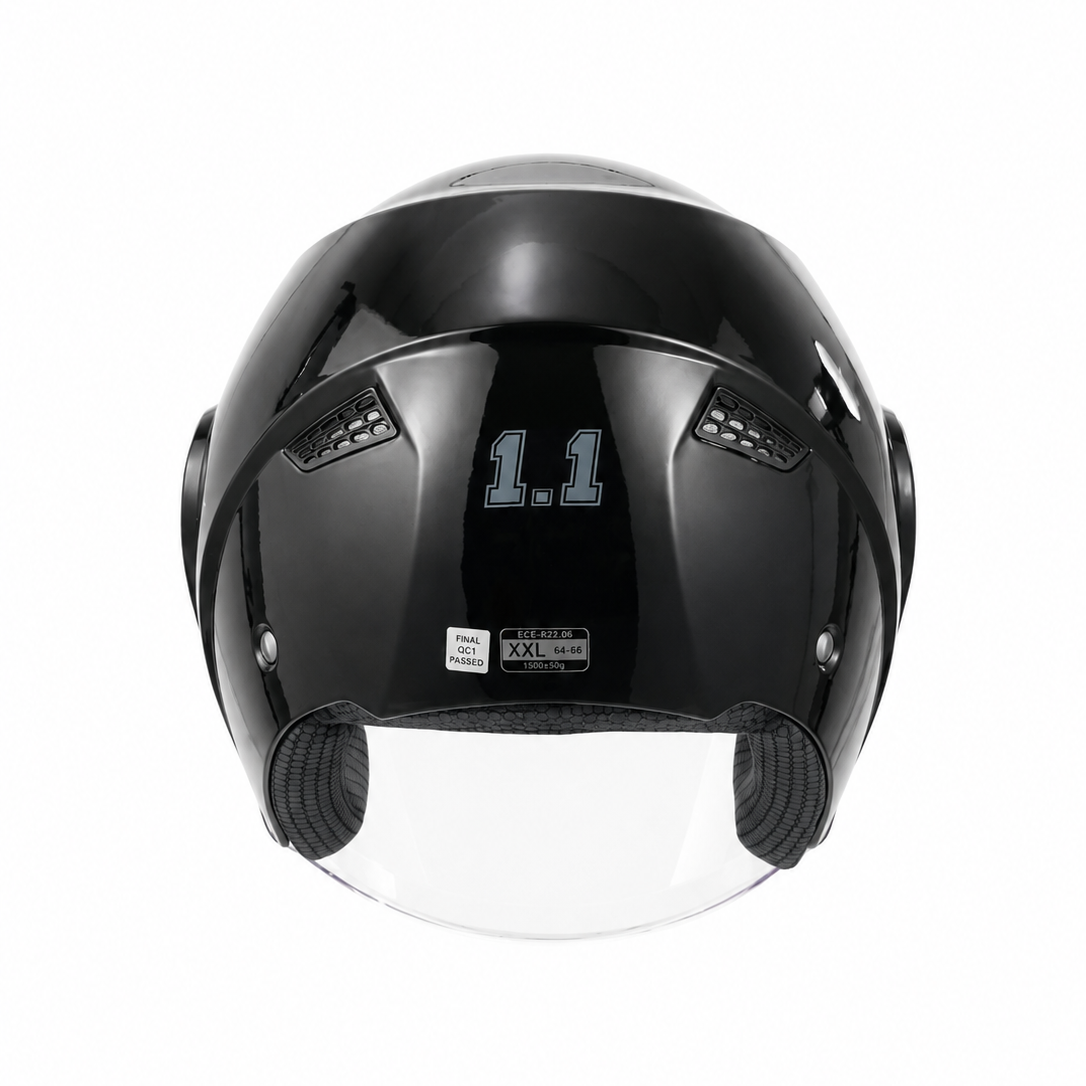 5M 1.1 Gloss Black v2 Helmet