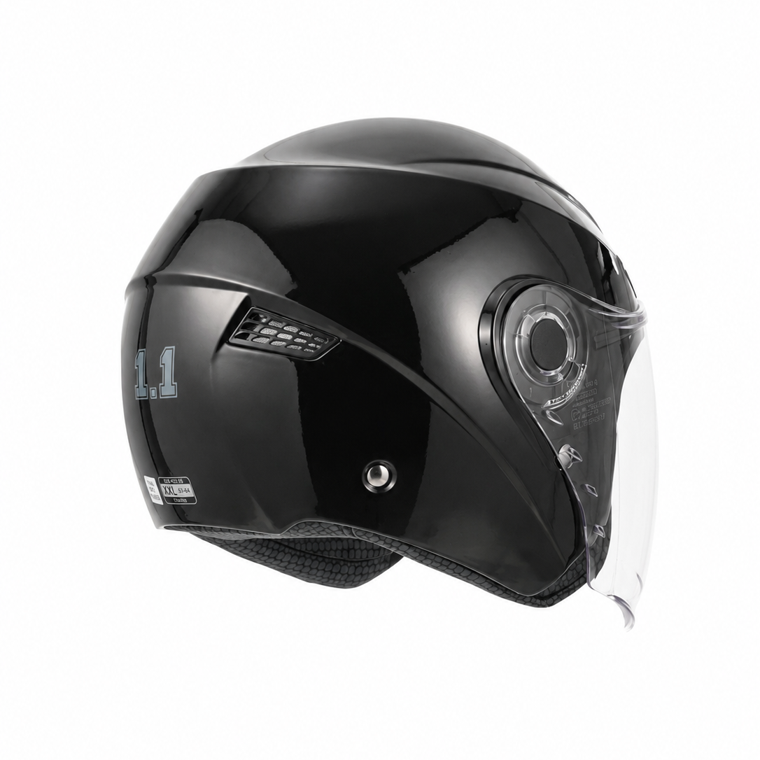 5M 1.1 Gloss Black v2 Helmet
