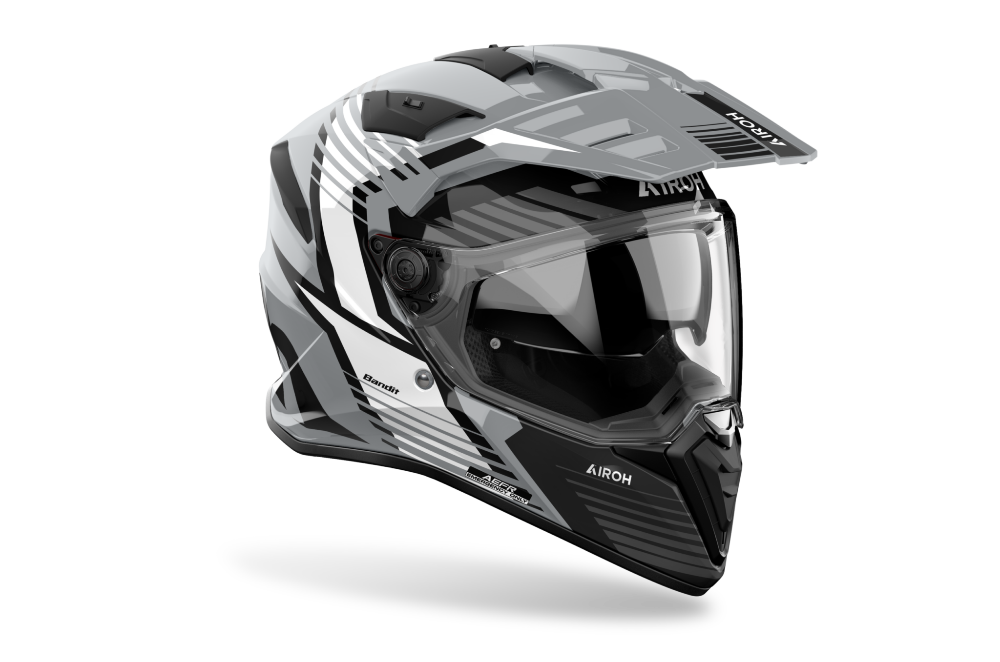 Airoh Bandit Spicy Grey Gloss Helmet