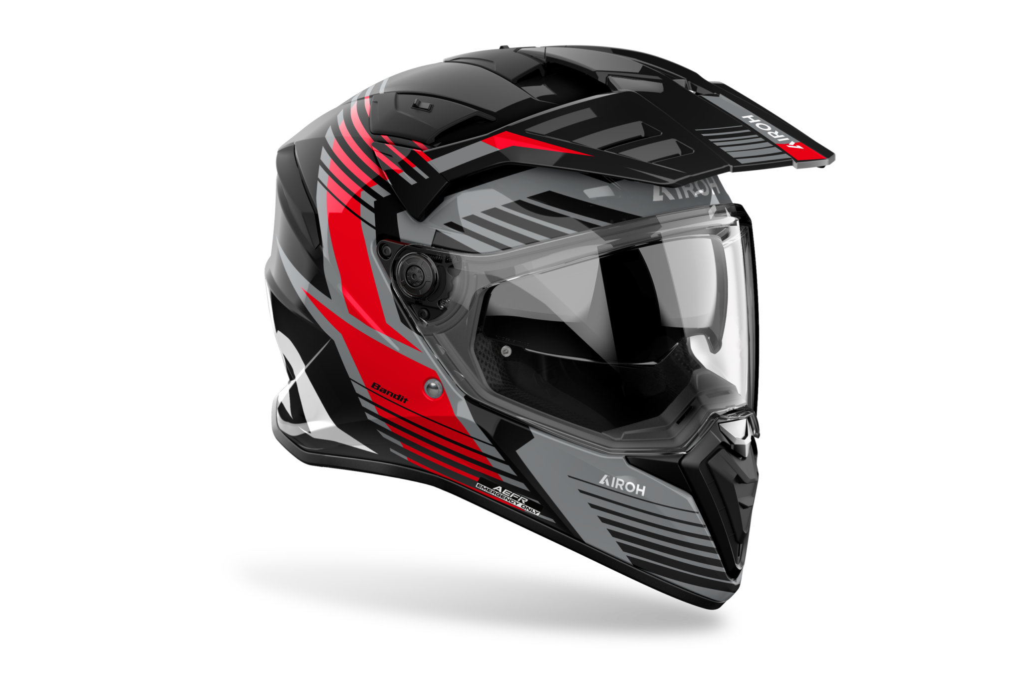 Airoh Bandit Spicy Red Gloss Helmet