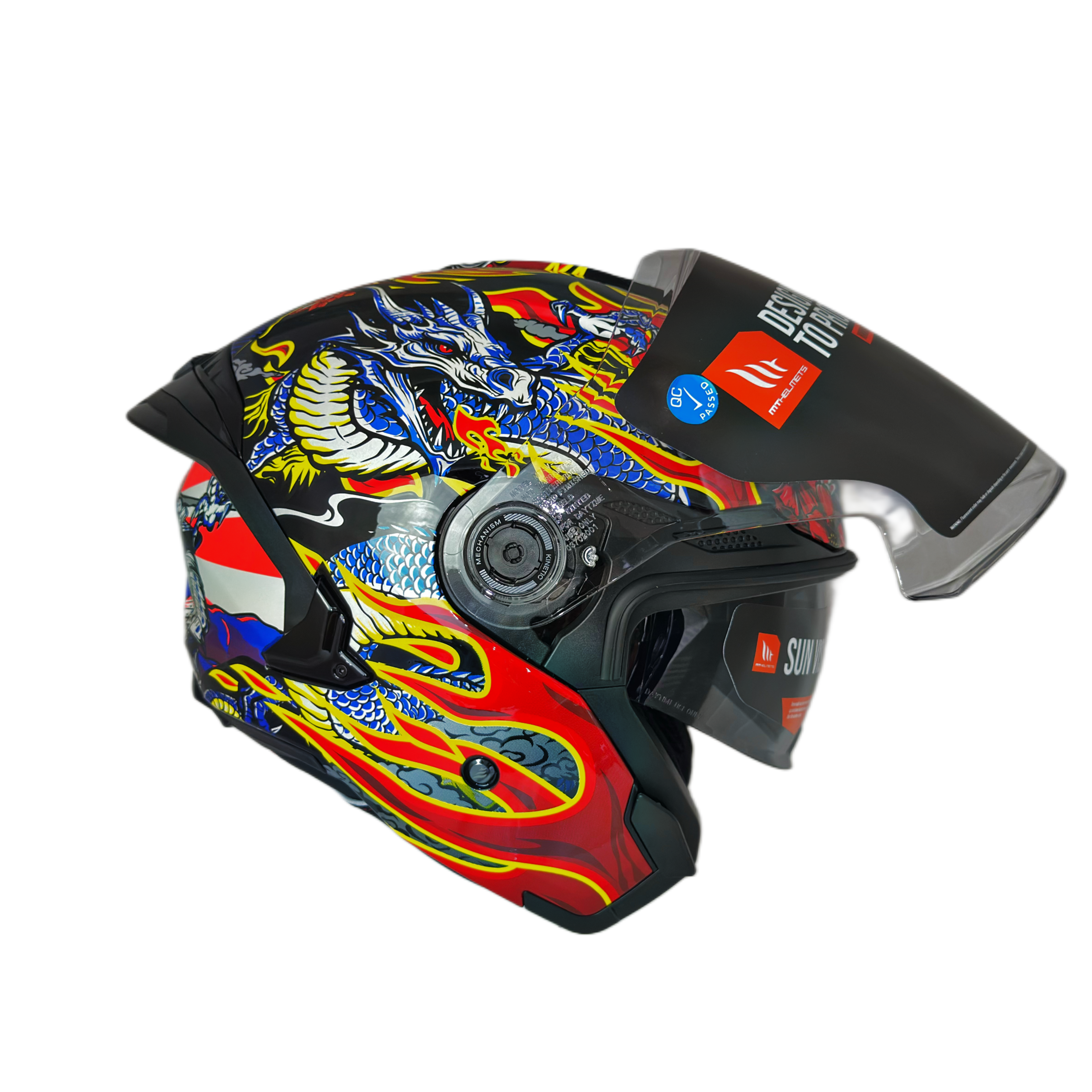 [Limited Edition] MT Helmets Cosmo SV Dragon Fire B5 Gloss