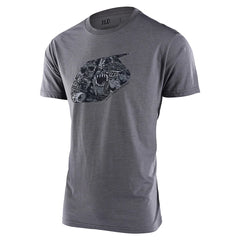 Troy Lee Design Short Sleeve Tee History Heather Gray