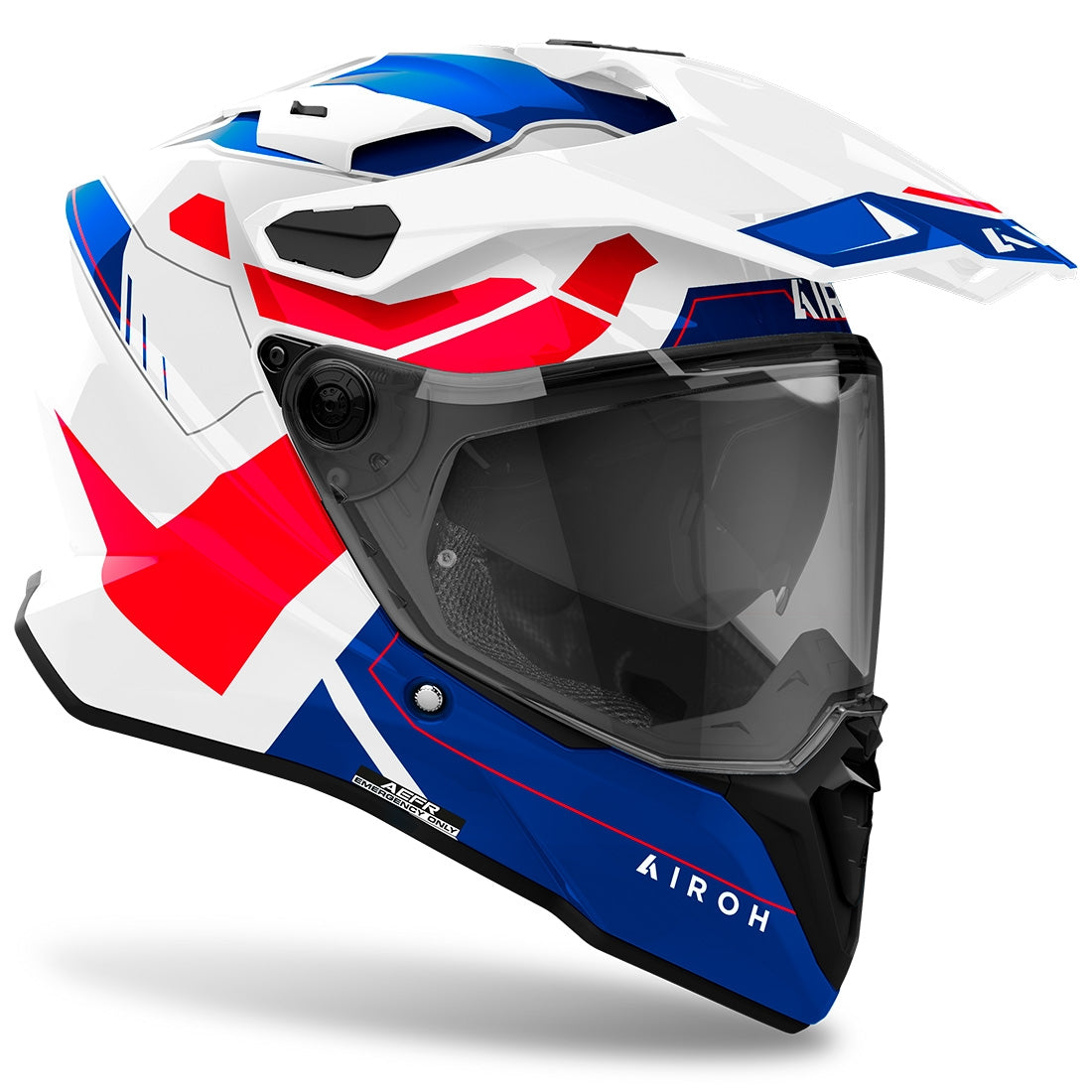 Airoh Commander 2 Reveal Blue/Red Gloss Helmet