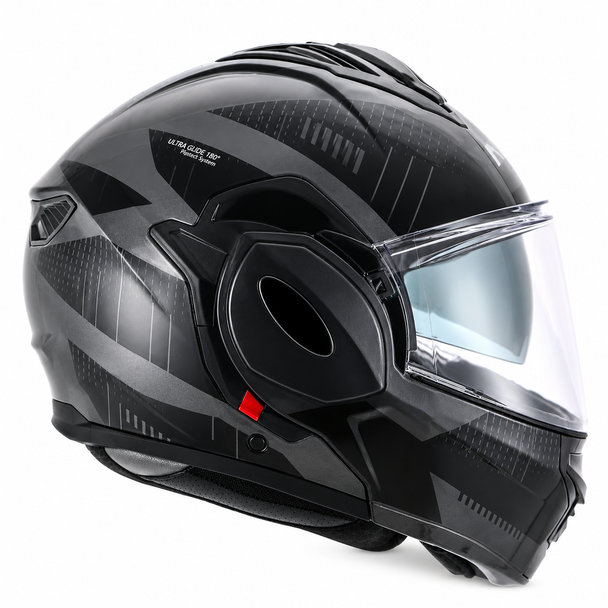 VLT Iron Gloss Vector Gray Flipover Helmet