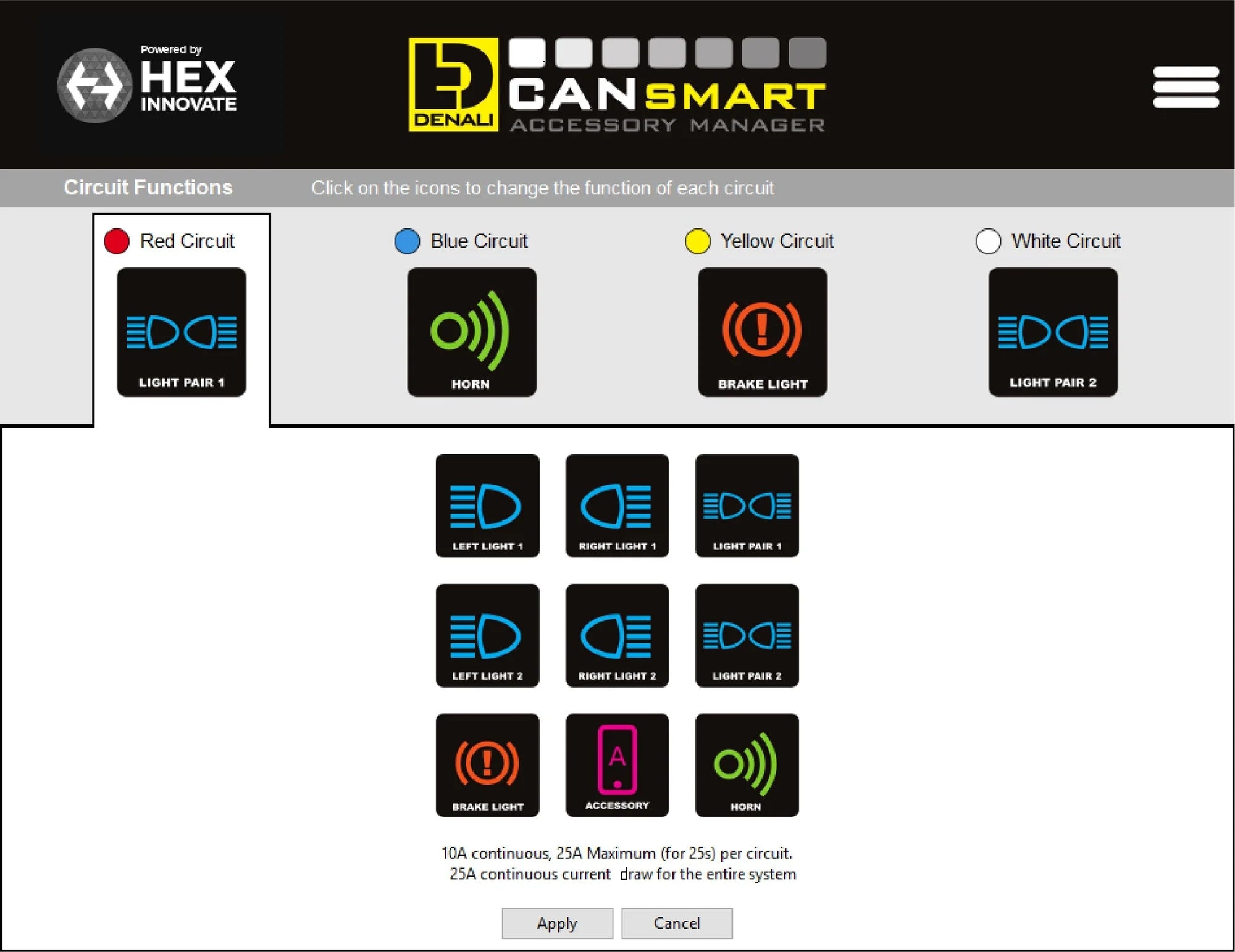 Denali CANsmart™ Controller GEN II - Yamaha Tenere 700 Series [DNL.WHS.24900]