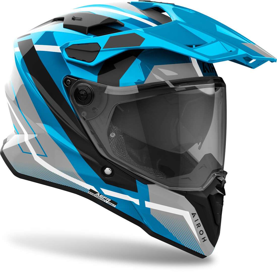 Airoh Commander 2 Mavick Cerulean Blue Gloss Helmet