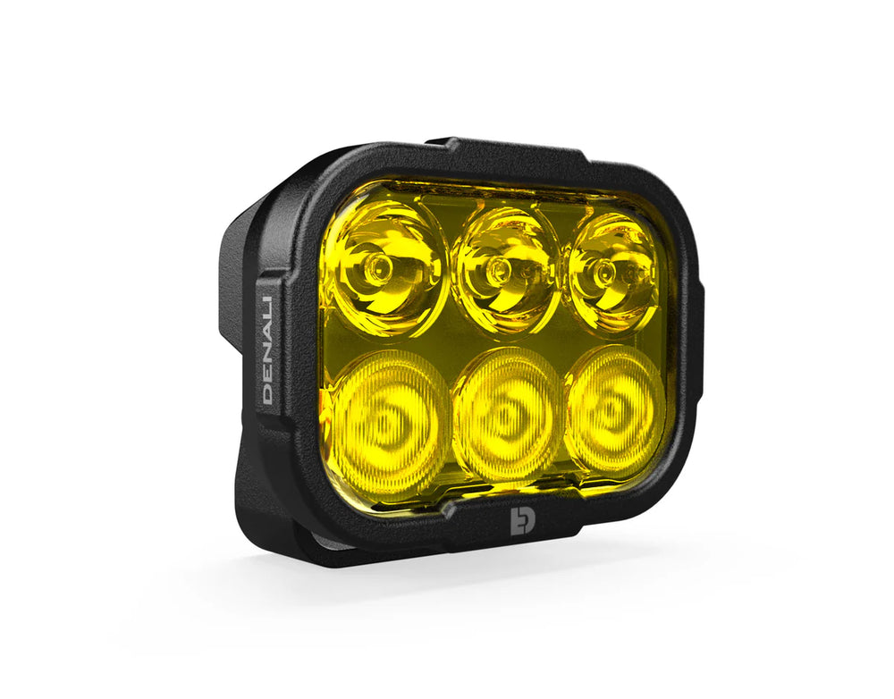 Denali DL-6 LED Light Pods with DataDim™ Technology (SINGLE POD ONLY) DNL.DL6.050.Y], Yellow