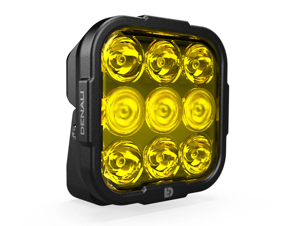 Denali DL-9 LED Light Pods with DataDim™ Technology (SINGLE POD ONLY) [DNL.DL9.050.Y], Yellow
