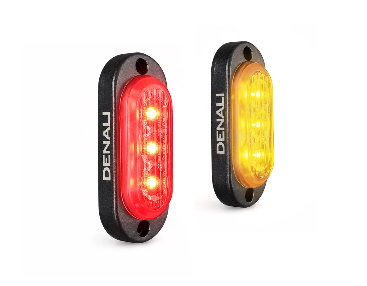 Denali T3-S™ Smart Brake & Switchback Signal Pods for Motorcycles – Rear [DNL.T3S.10300]