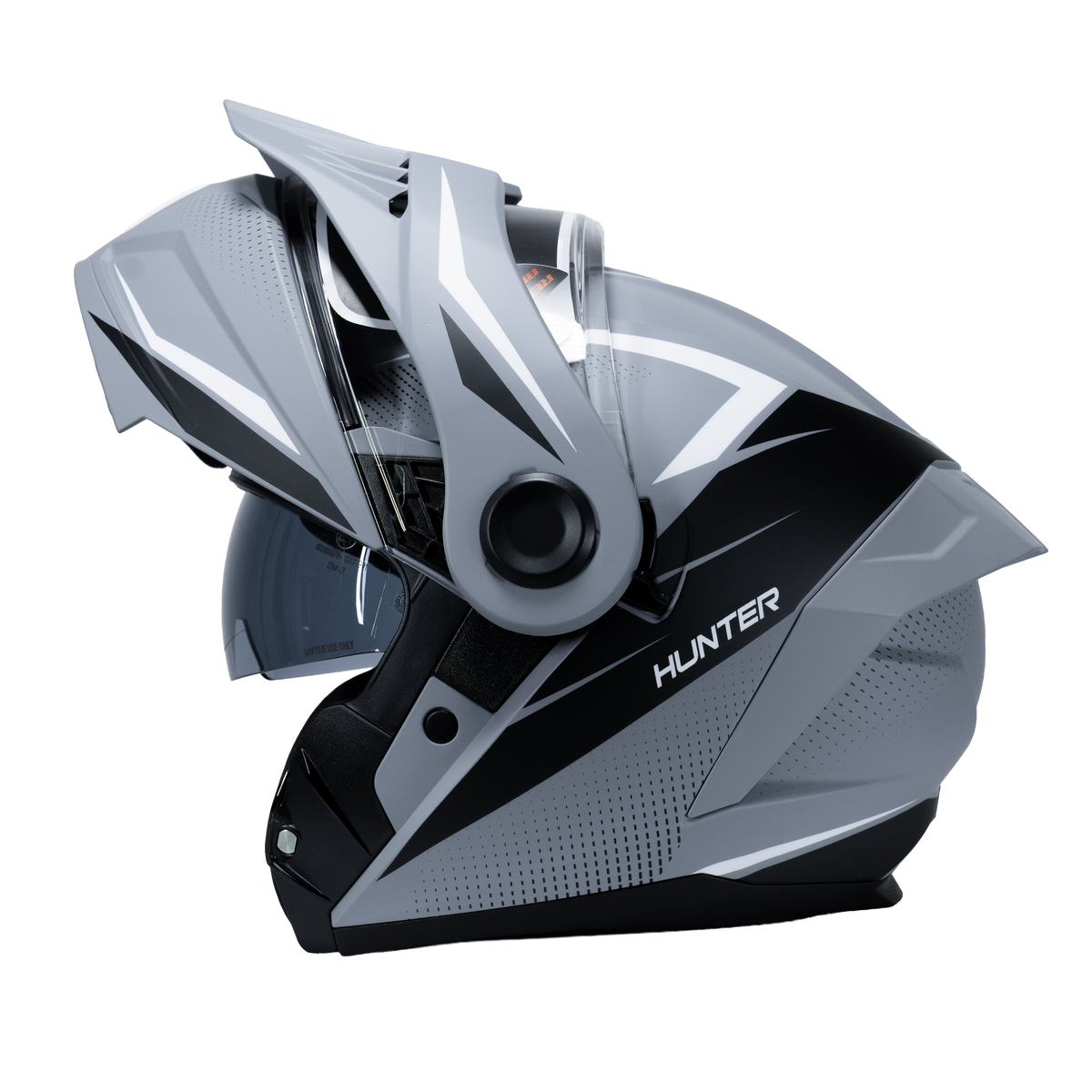 VLT Hunter Matt Splinter Gray/ Black Modular Helmet