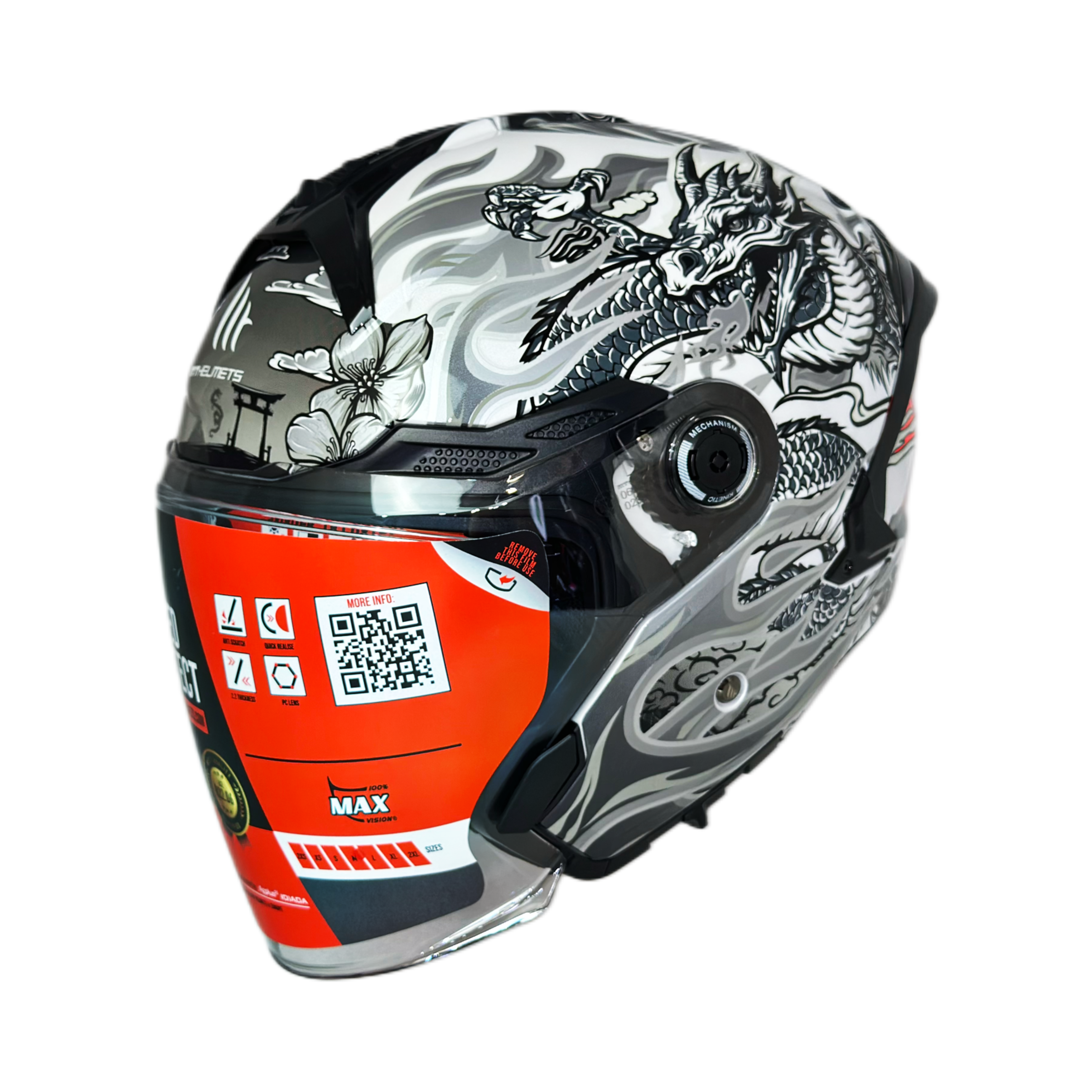 [Limited Edition] MT Helmets Cosmo SV Dragon Fire A1 Gloss