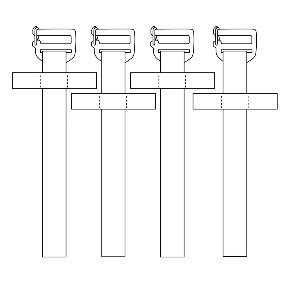 Lone Rider Gated G-hooks Straps
