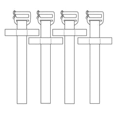 Lone Rider Gated G-hooks Straps