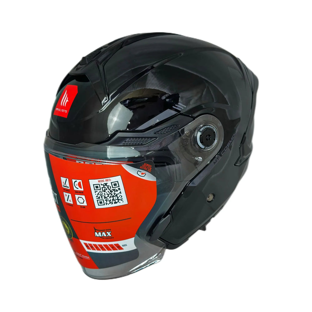 MT Helmets Cosmo SV Solid A1 Gloss Black (DD-Ring)