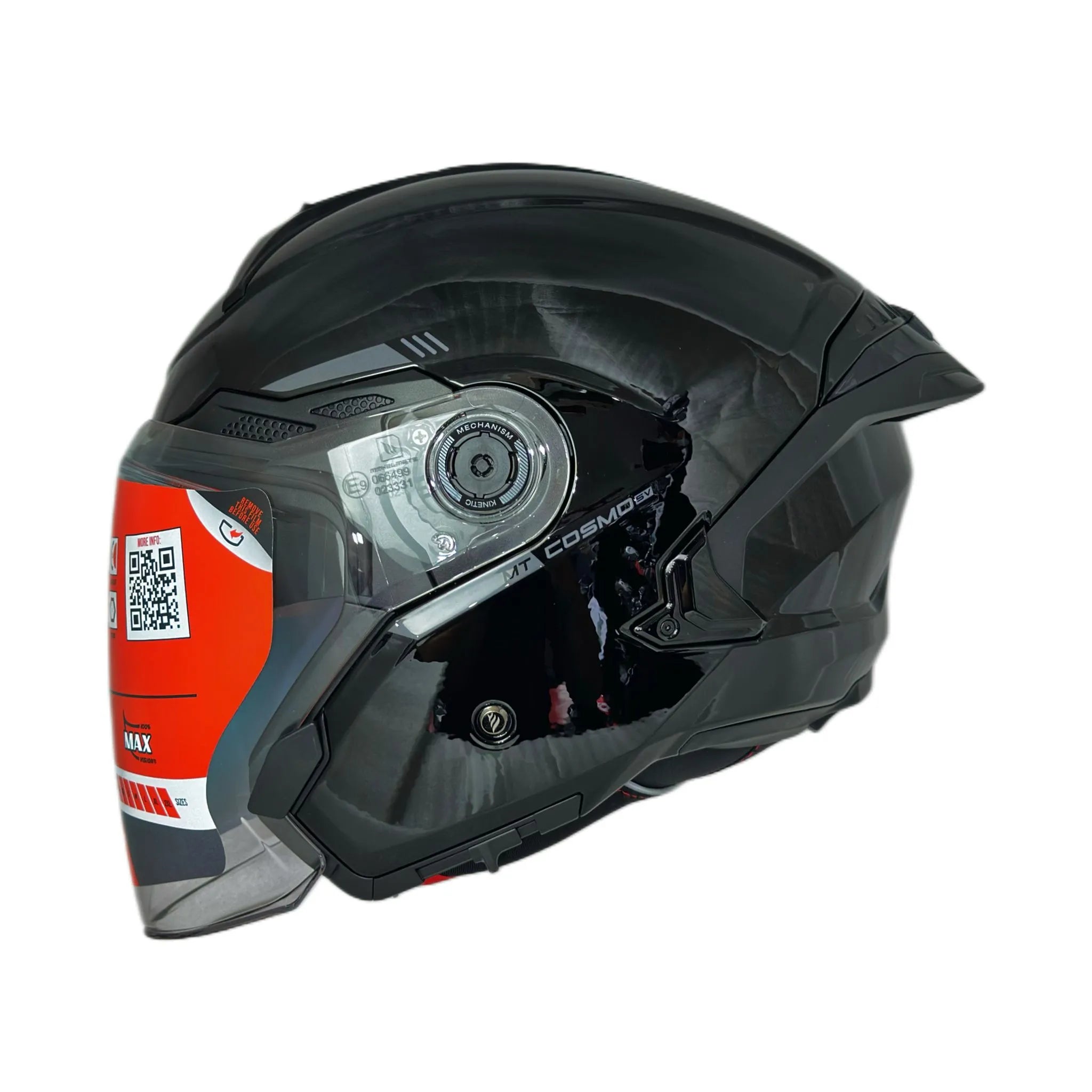 MT Helmets Cosmo SV Solid A1 Gloss Black (DD-Ring)