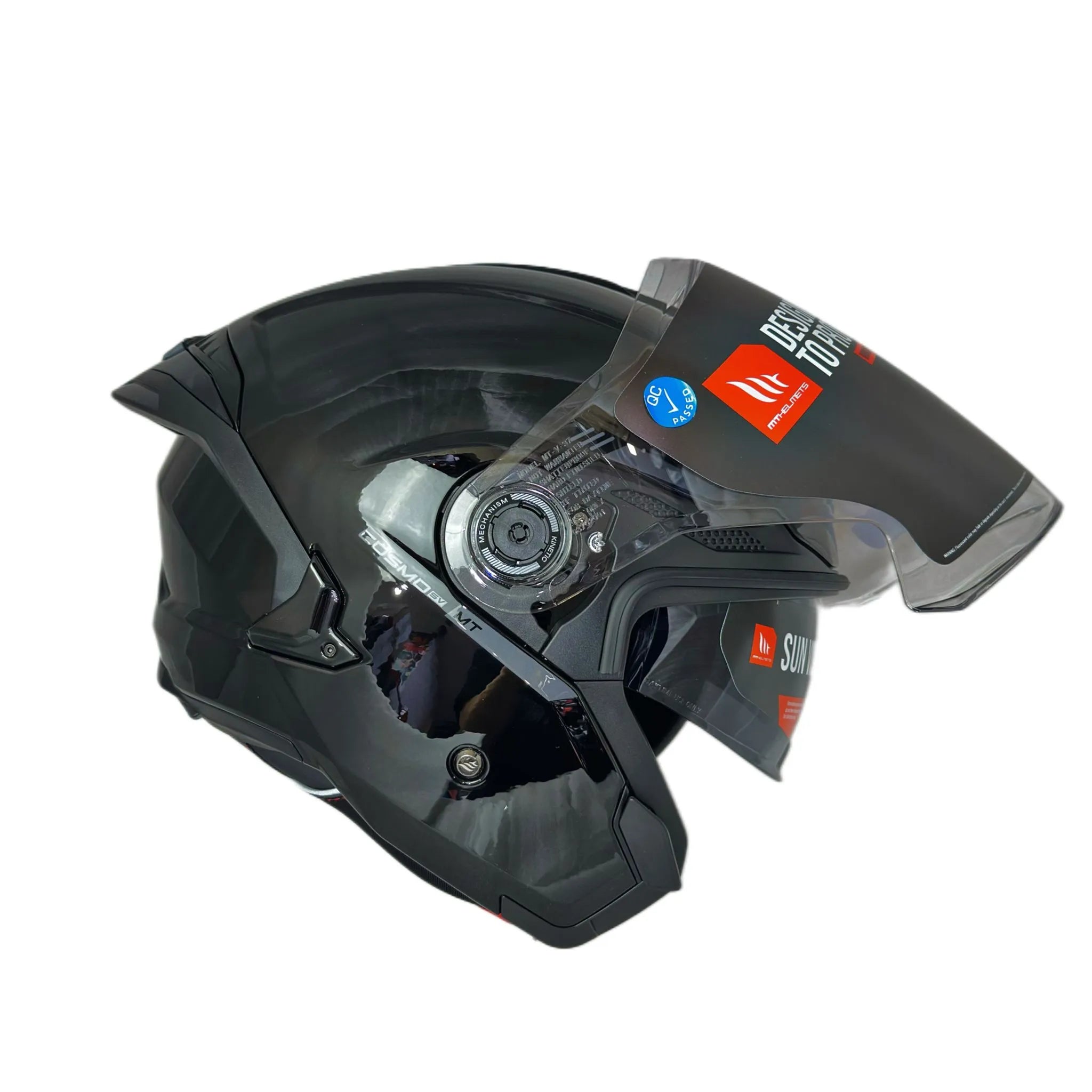 MT Helmets Cosmo SV Solid A1 Gloss Black (DD-Ring)