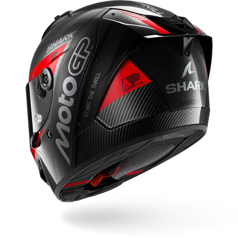 Shark Aeron MOTOGP Carbon Anthracite Red (DAR)