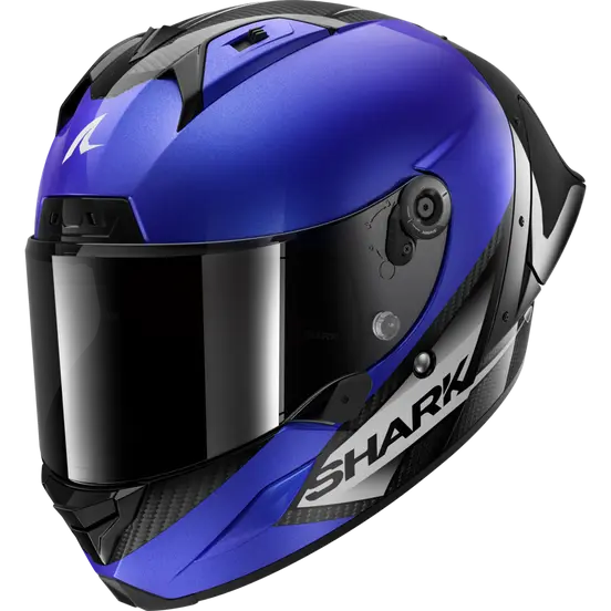 Shark Aeron GP Carbon Blank SP Black/Blue Helmet (DBA)