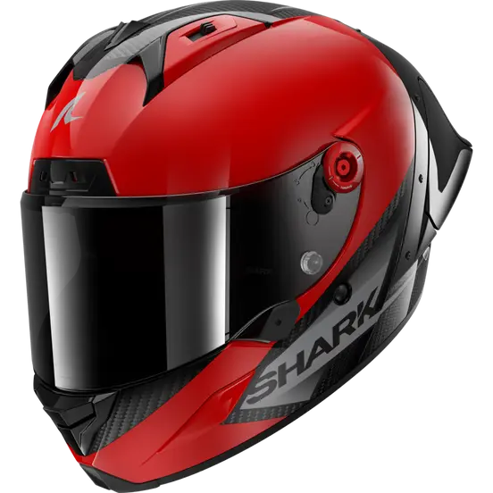 Shark Aeron GP Carbon Blank SP Black/Red Helmet (DRA)