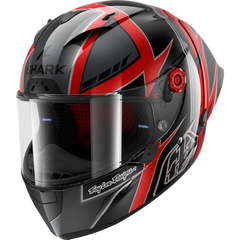 Shark x TLD Race-R Pro GP 06 Carbon Cam Petersen Black Red Anthracite Helmet (KRA)