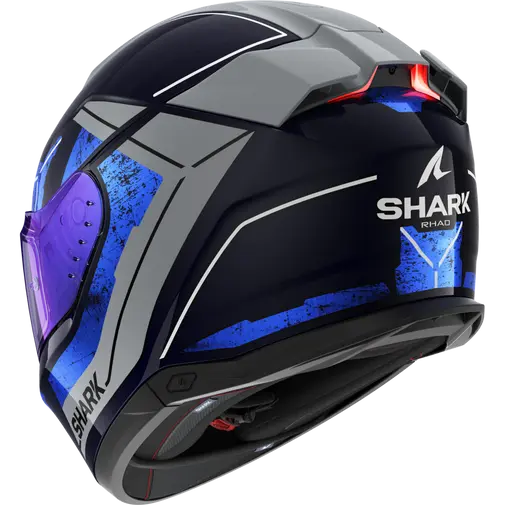 Shark Skwal i3 Rhad Blue/Grey Helmet (BUS)
