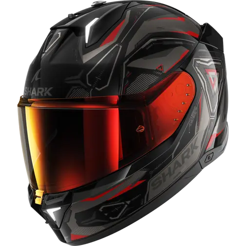 Shark Skwal i3 Linik Black/Grey/Red Helmet (KAR)