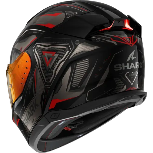 Shark Skwal i3 Linik Black/Grey/Red Helmet (KAR)