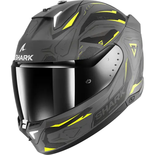 Shark Skwal i3 Linik Matt Black/Grey/Yellow Helmet (AYK)
