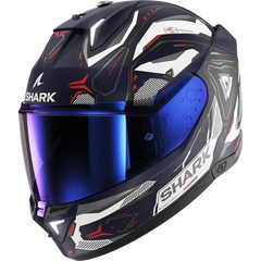 Shark Skwal i3 Linik Matt Blue/White Helmet (BWR)