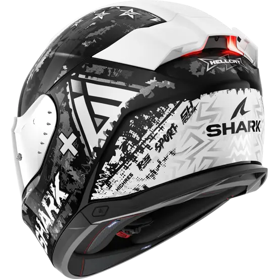 Shark Skwal i3 Hellcat Black / Grey / White Helmet (KUS)