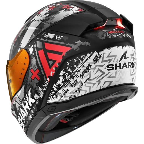 Shark Skwal i3 Hellcat Matt Black/Grey/Red Helmet (KUR)