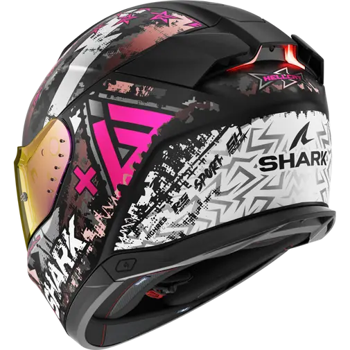 Shark Skwal i3 Hellcat Matt Black/Grey/Pink Helmet (KUV)