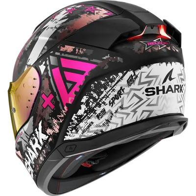 Shark Skwal I3 Hellcat Matt Black/Grey/Pink Helmet (KUV)