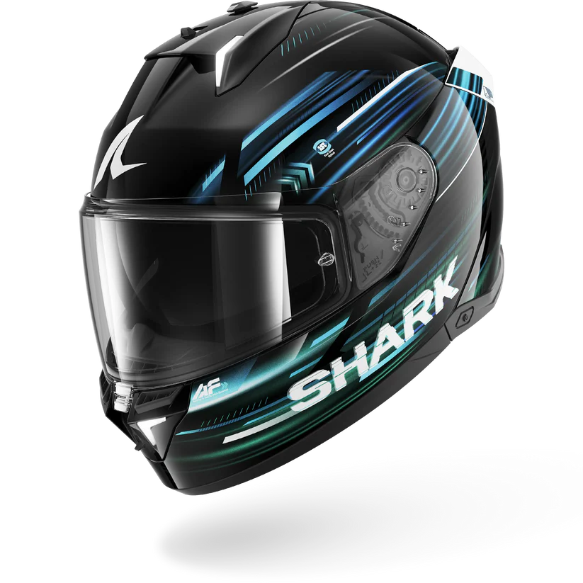 Shark Skwal i3 LIGHT-BLUR Black Blue Green (KBG)