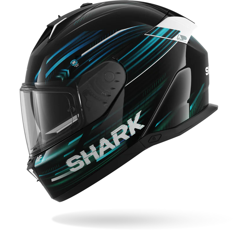 Shark Skwal i3 LIGHT-BLUR Black Blue Green (KBG)