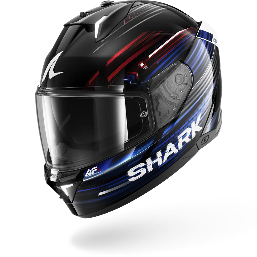 Shark Skwal i3 LIGHT-BLUR Black Red Blue (KRB)
