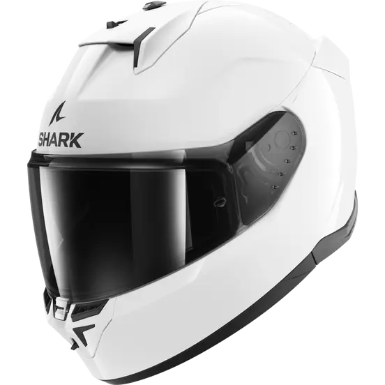 Shark D-Skwal 3 Blank White Helmet (WHU)