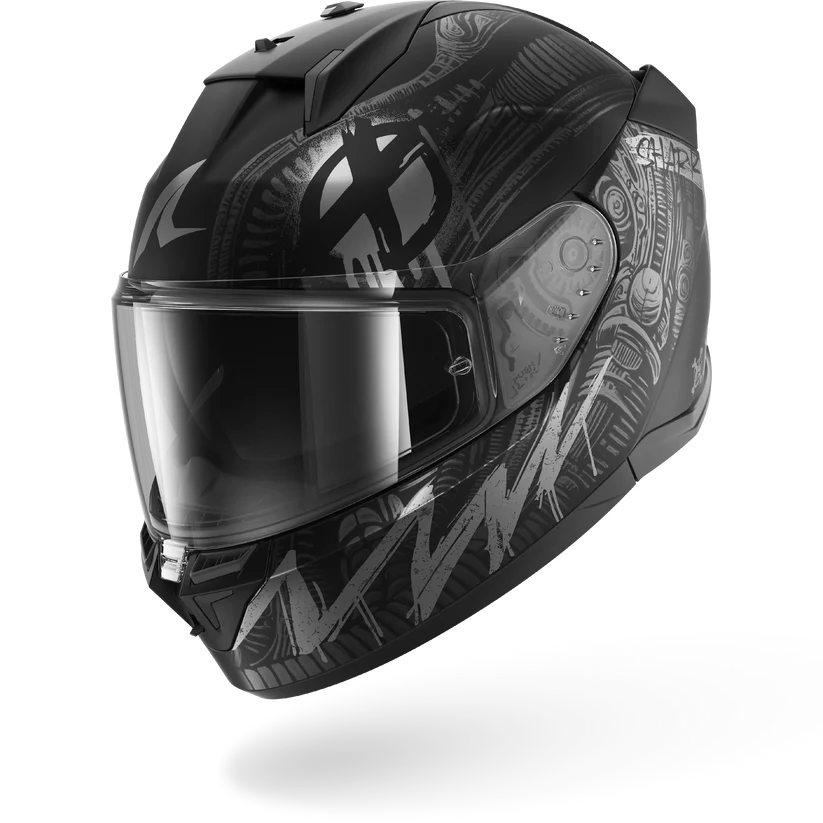 Shark D-Skwal 3 SHIEVER Mat Black Anthracite Silver (KAS)